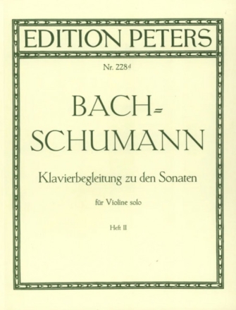 6 Sonaten f�r Violine solo Klavierbegleitung Band 2
