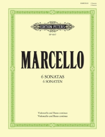 6 Sonaten f�r Violoncello und Bc