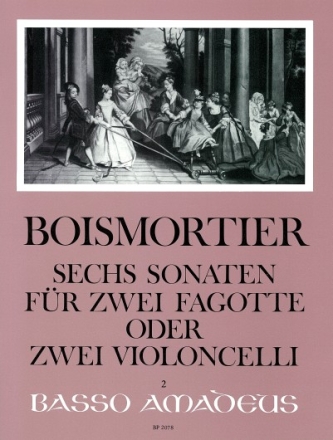 6 Sonaten op.14 f�r 2 Fagotte (Violoncelli) Spielpartitur