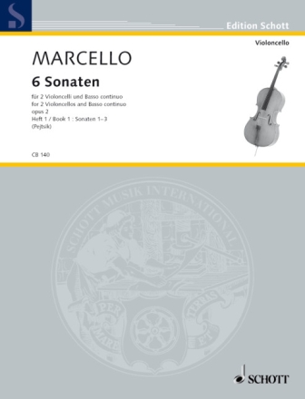 6 Sonaten op.2 Band 1 (Nr.1-3) f�r 2 Violoncelli und Bc