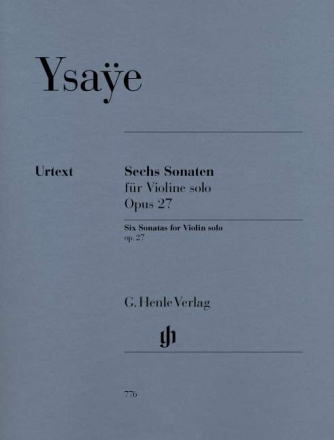 6 Sonaten op.27 f�r Violine