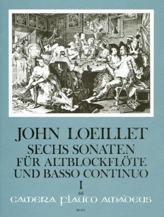 6 Sonaten op.3 Band 1 (Nr.1-3) f�r Altblockfl�te und Bc