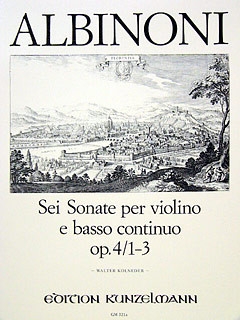 6 Sonaten op.4 Band 1 (Nr.1-3) f�r Violine und Bc