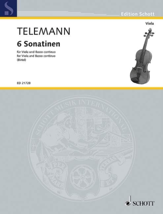 6 Sonatinen f�r Viola und Bc