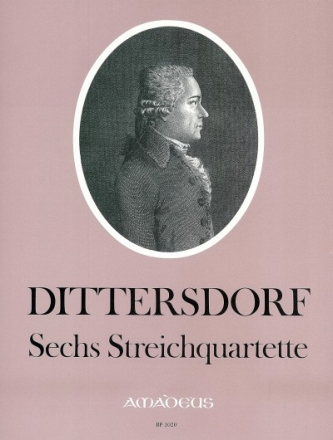 6 Streichquartette f�r 2 Violinen, Viola und Violoncello Stimmen