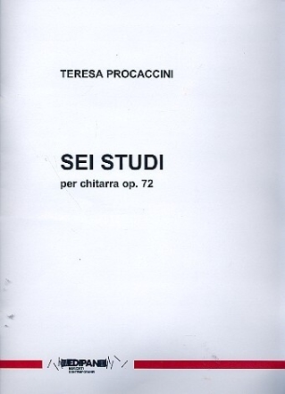 6 Studi op.72 per chitarra