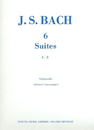 6 Suiten Band 1 (Nr.1-3) BWV1007-1009 f�r Violoncello solo 
