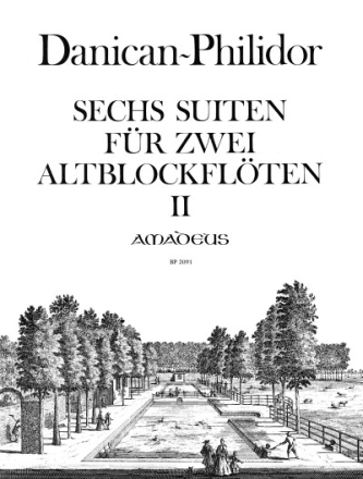 6 Suiten Band 2 (Nr.4-6) f�r 2 Altblockfl�ten Spielpartitur