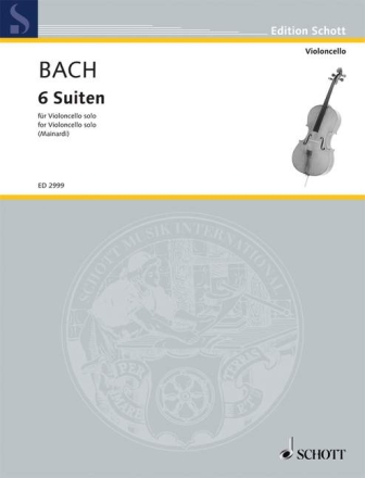 6 Suiten BWV1007-1012 f�r Violoncello solo