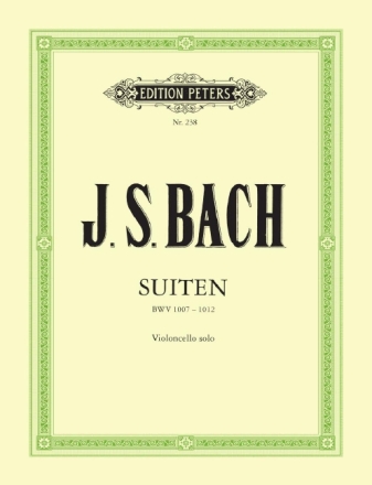 6 Suiten BWV1007-1012 f�r Violoncello solo