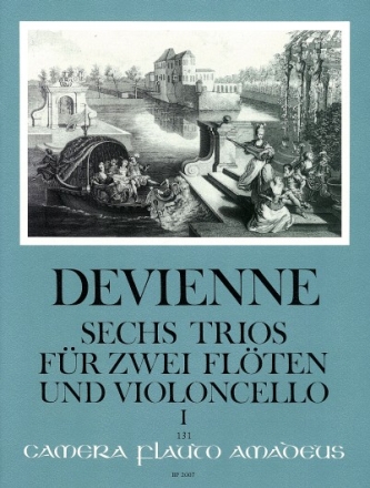 6 Trios op.19 Band 1 (Nr.1-3) f�r 2 Fl�ten und Violoncello Stimmen