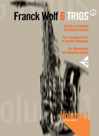 6 trios vol.1 for 3 alto saxophones and rhythm section score and parts