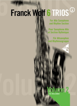 6 trios vol.2 for 3 alto saxophones for 3 alto saxophones and rhythm section score and parts