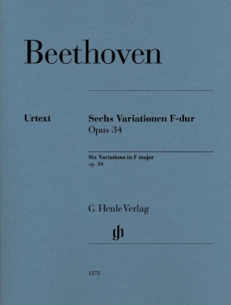 6 Variationen F-Dur op.34 f�r Klavier