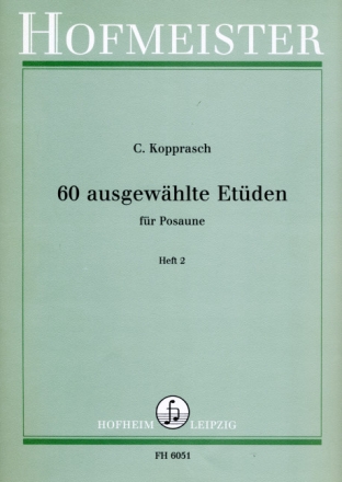 60 ausgew�hlte Et�den Band 2 f�r Posaune