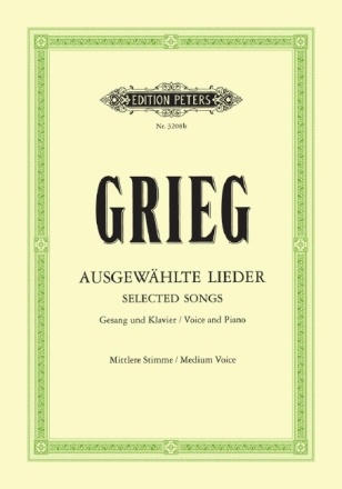 60 ausgew�hlte Lieder f�r mittlere Singstimme und Klavier (dt)