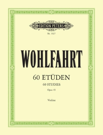 60 Et�den op.45 f�r Violine