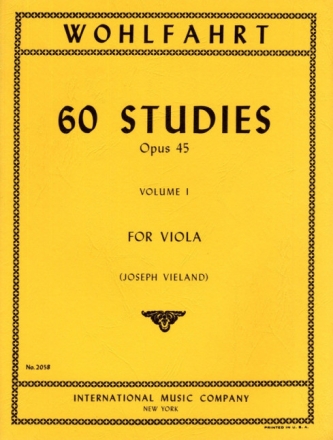 60 Studies op.45 vol.1 (nos. 1-30) for viola