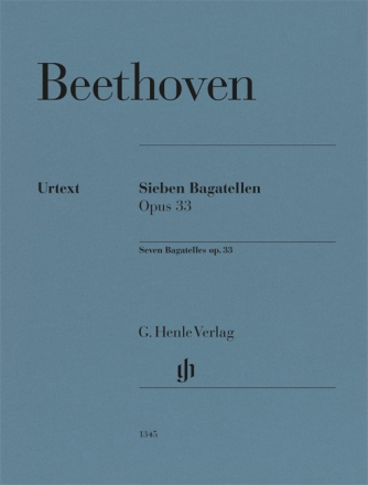 7 Bagatellen op. 33 f�r Klavier zu zwei H�nden