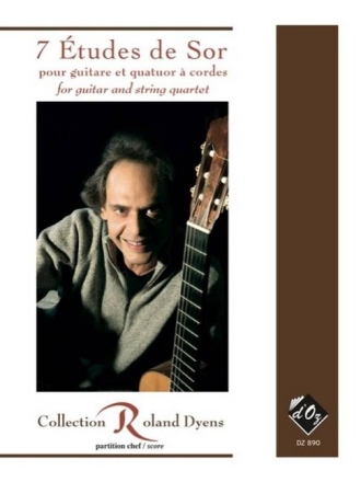 7 Etudes for guitar and string quartet score and parts