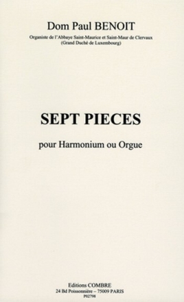 7 pieces gpour harmonium ou orgue