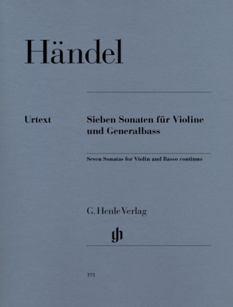 7 Sonaten f�r Violine und Bc f�r Violine und Bc