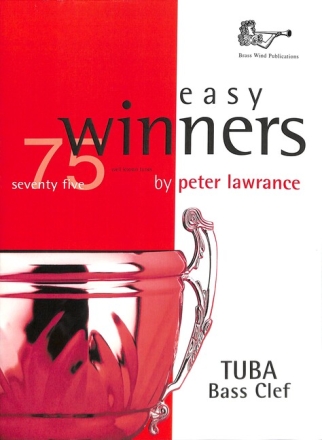 75 easy Winners (+CD) for tuba in bass clef