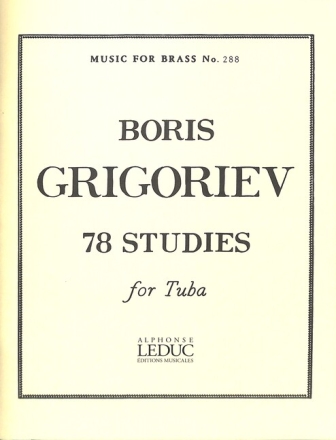 78 Studies for tuba  