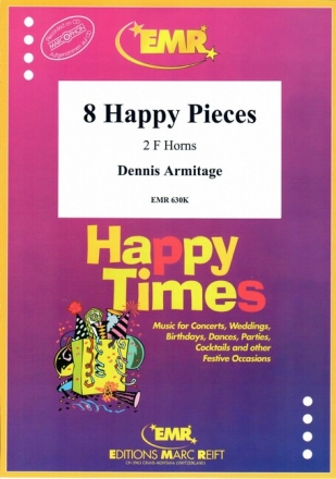 8 happy Pieces f�r 2 H�rner (in F oder Es) Spielpartitur