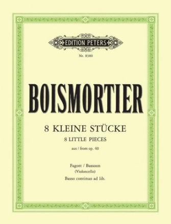 8 kleine St�cke aus op. 40 f�r Fagott und Klavier