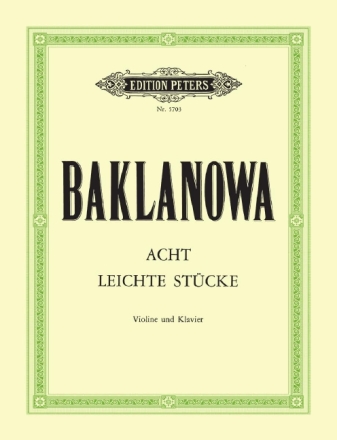 8 leichte St�cke f�r Violine und Klavier