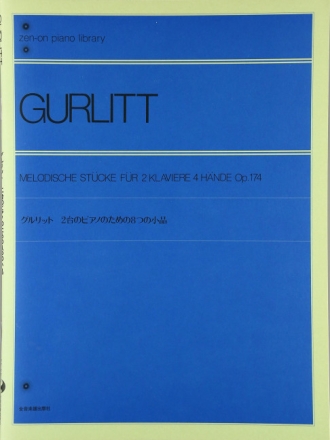 8 melodische St�cke op.174 f�r 2 Klaviere zu 4 H�nden