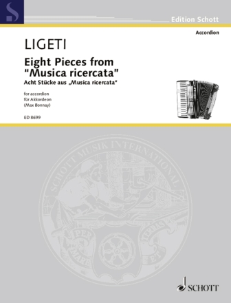 8 Pieces from Musica ricercata for accordeon