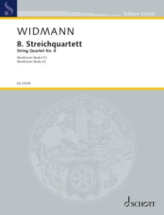 8. Streichquartett (Beethoven-Studie III) f�r Streichquartett Partitur und Stimmen