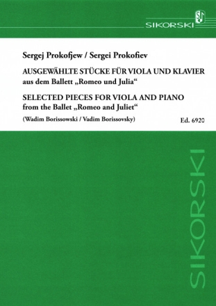 8 St�cke aus 'Romeo und Julia' f�r Viola und Klavier