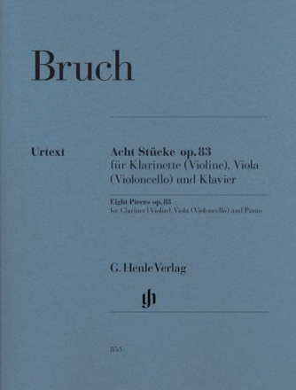 8 St�cke op.83 f�r Klarinette (Violine), Viola (Violoncello) und Klavier Stimmen
