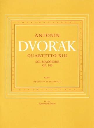 Streichquartett G-Dur op.106 Stimmen