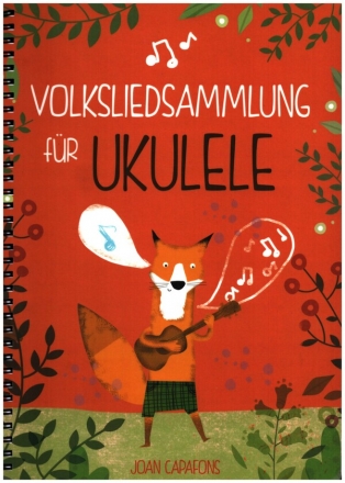 Volksliedsammlung fr Ukulele/Tabulatur (+Text)