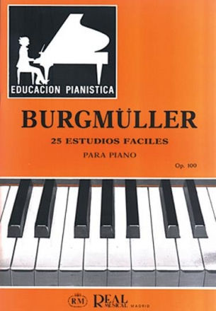 25 Estudios Fciles para Piano, Op.100 Klavier Buch