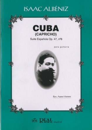 Cuba, Suite Espaola Op.47 No.8 para Guitarra Gitarre Blatt