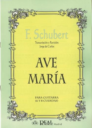 Ave Maria para guitarra (6-8 cuerdas)