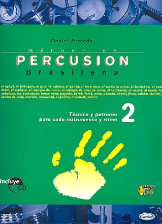 Mtodo de percusion brasilena vol.2 +(CD) (sp)