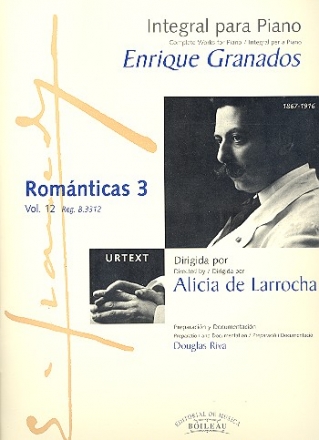 Integral para piano vol.12 Romanticas 3 para piano