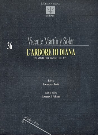 L'arbore di Diana  Partitur