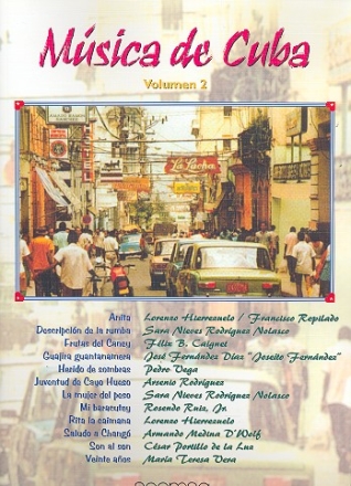 Musica de Cuba vol.2: for piano/vocal/chords songbook