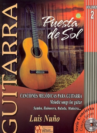 Puesta de sol vol.2 (+CD) para guitarra (tab)