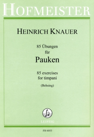 85 �bungen f�r Pauken