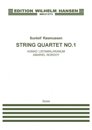 Sunleif Rasmussen, String Quartet No. 1 Streichquartett Partitur