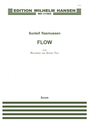 Flow for recorder, violin, viola and violoncello score