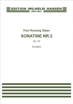 Poul Rovsing Olsen, Sonatine Nr. 2 Op. 23 Klavier Buch